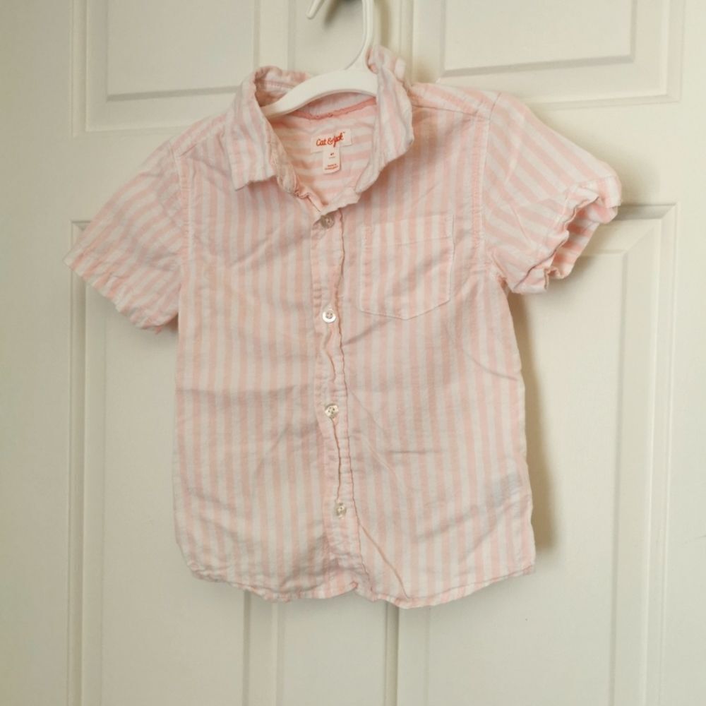 2/$20 Cat & Jack button down shirt size 4